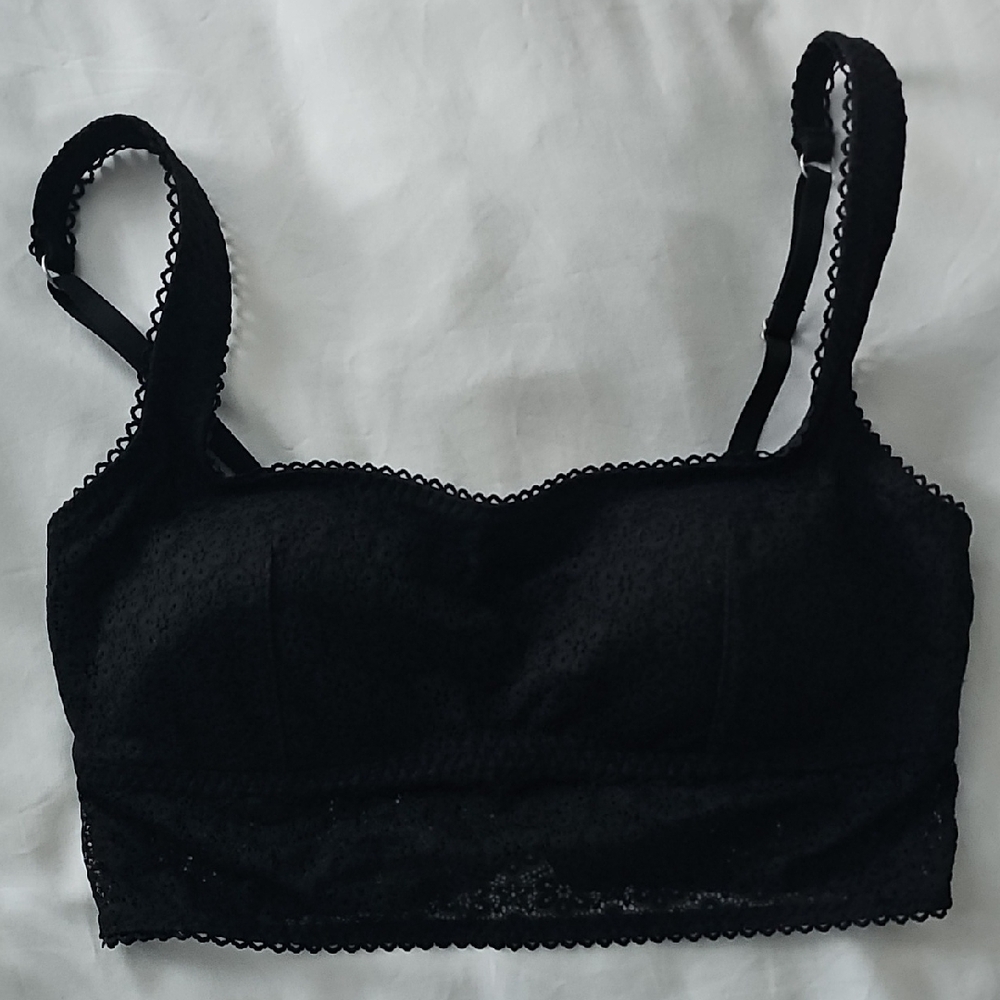 Elegant Black Lace Bralette